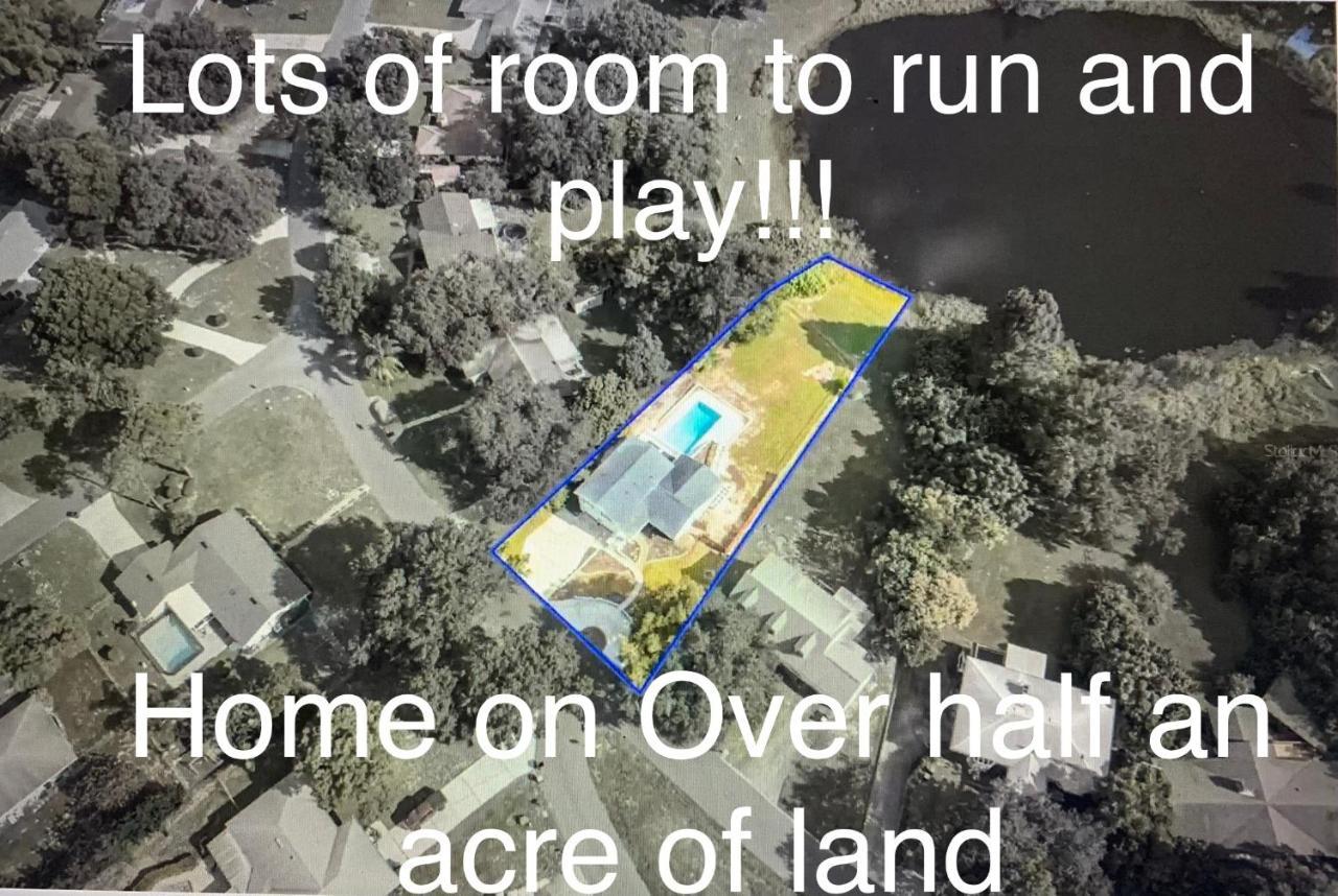 Stylish Lake Home With Huge Pool, Arcade With Ps5,And Theater Just 5 Min From Legoland Winter Haven Exterior photo